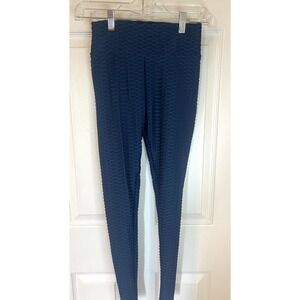 Womens High Waist Ruched Butt Lift Leggings Fitness Yoga Pants Gym Size Small